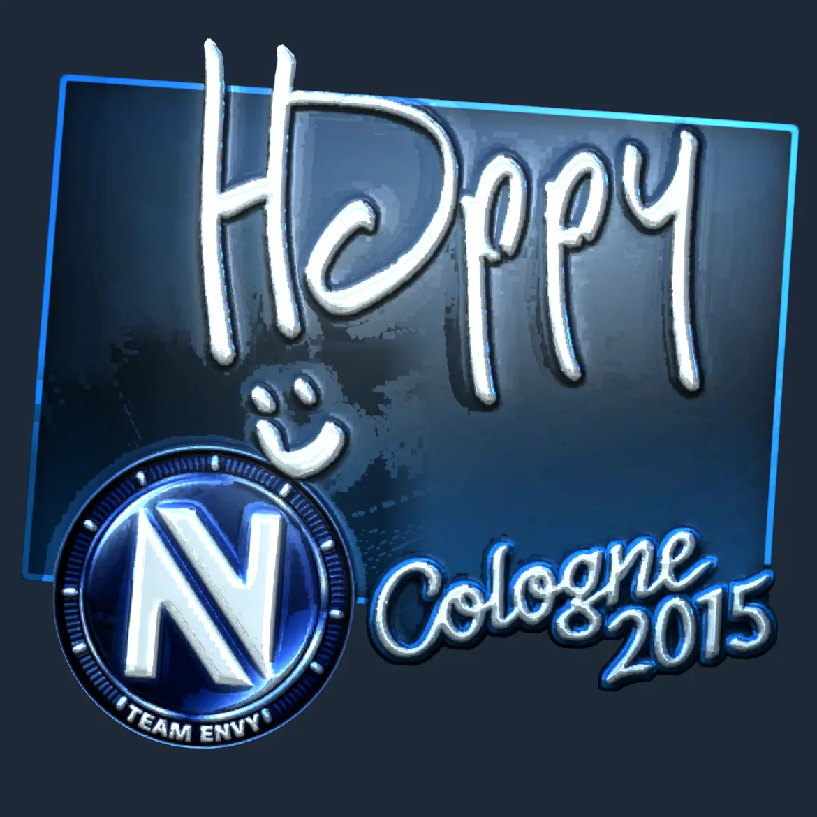 Sticker | Happy (Foil) | Cologne 2015