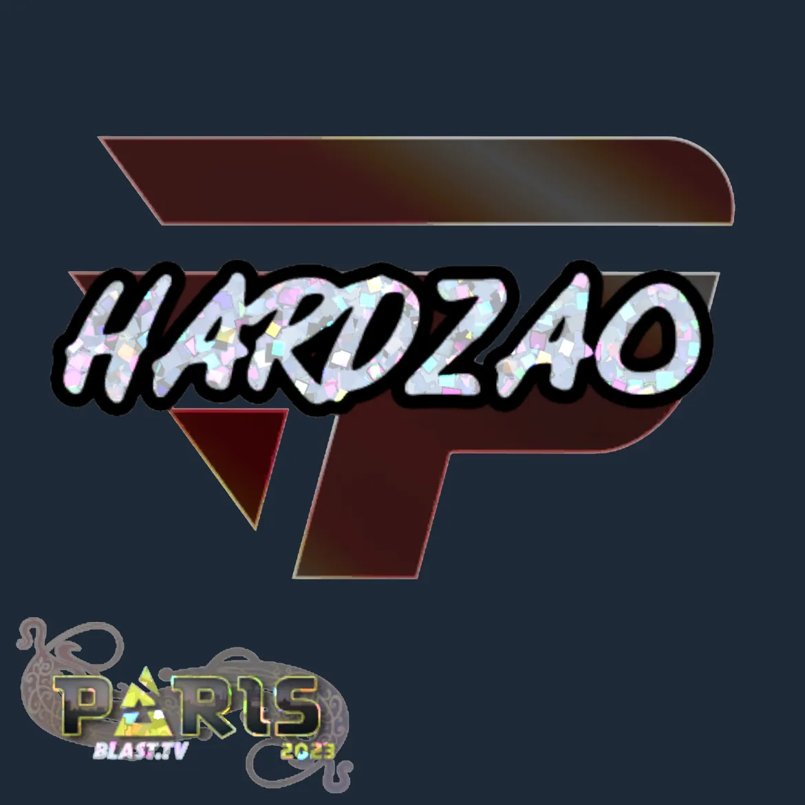 Sticker | hardzao (Glitter) | Paris 2023