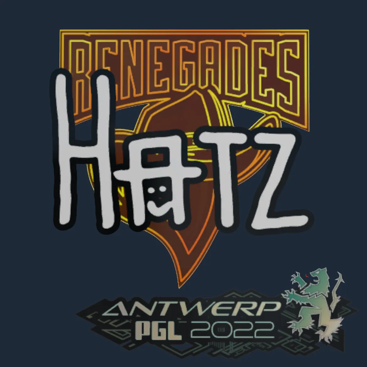 Sticker | hatz | Antwerp 2022