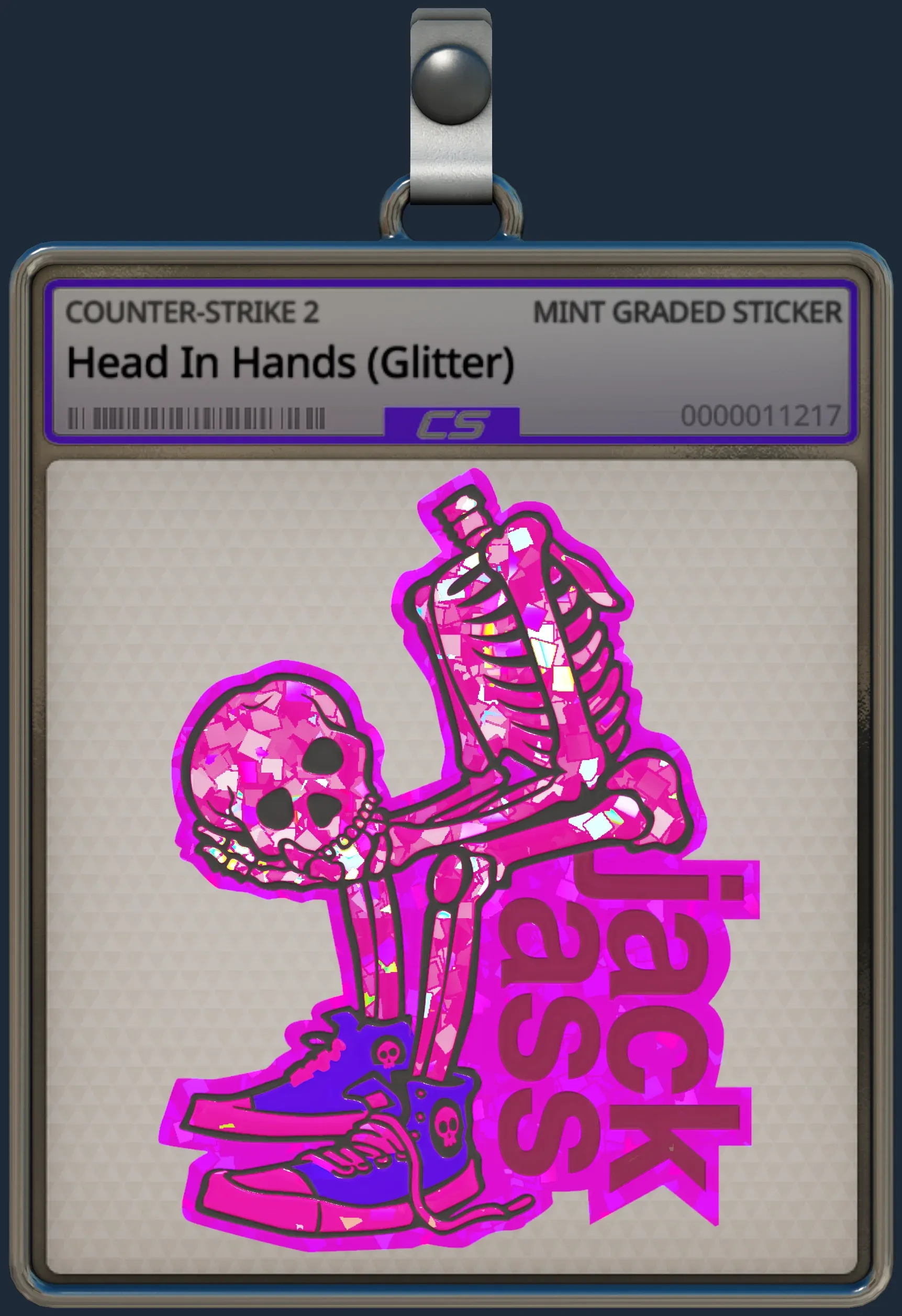 Sticker | Head In Hands (Glitter) Sticker | Head In Hands (Glitter)