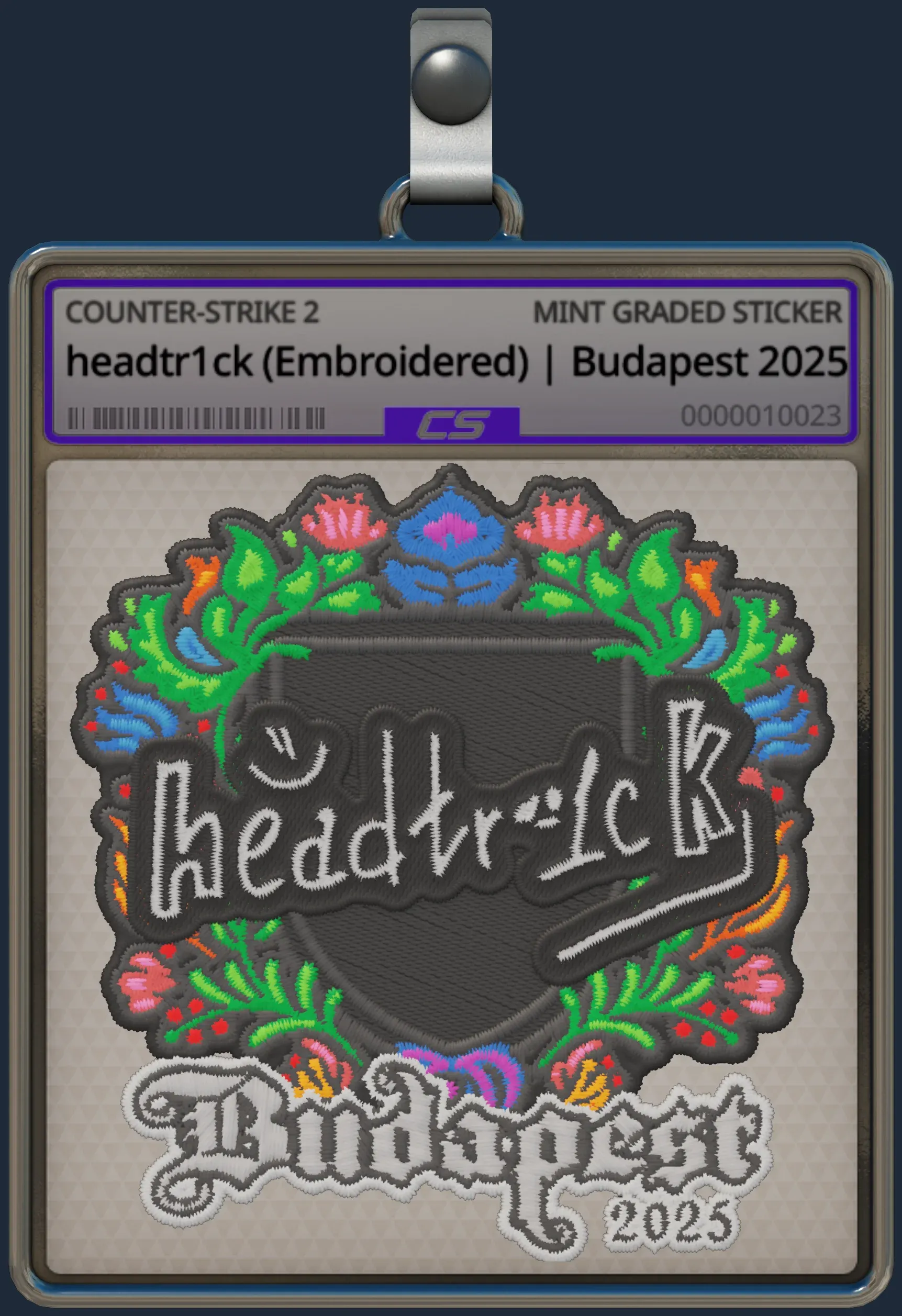 Sticker | headtr1ck (Embroidered) | Budapest 2025