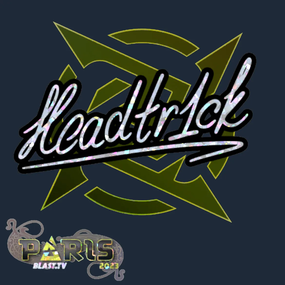 Sticker | headtr1ck (Glitter) | Paris 2023
