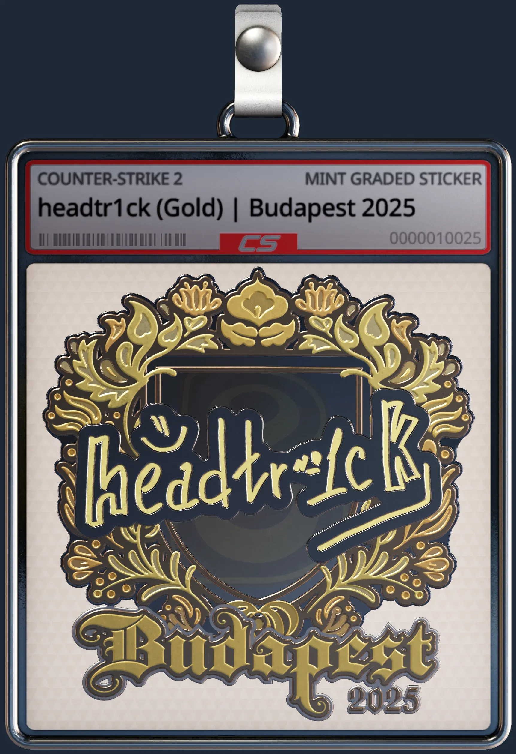 Sticker | headtr1ck (Gold) | Budapest 2025