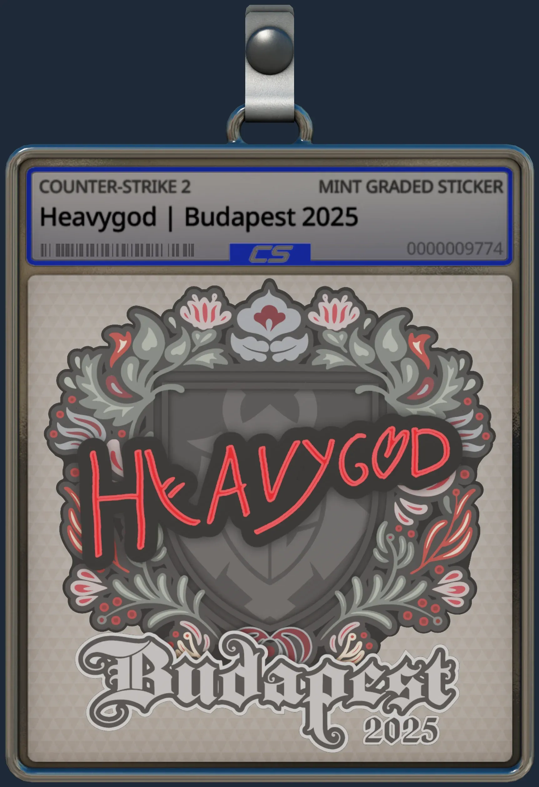Sticker | Heavygod | Budapest 2025