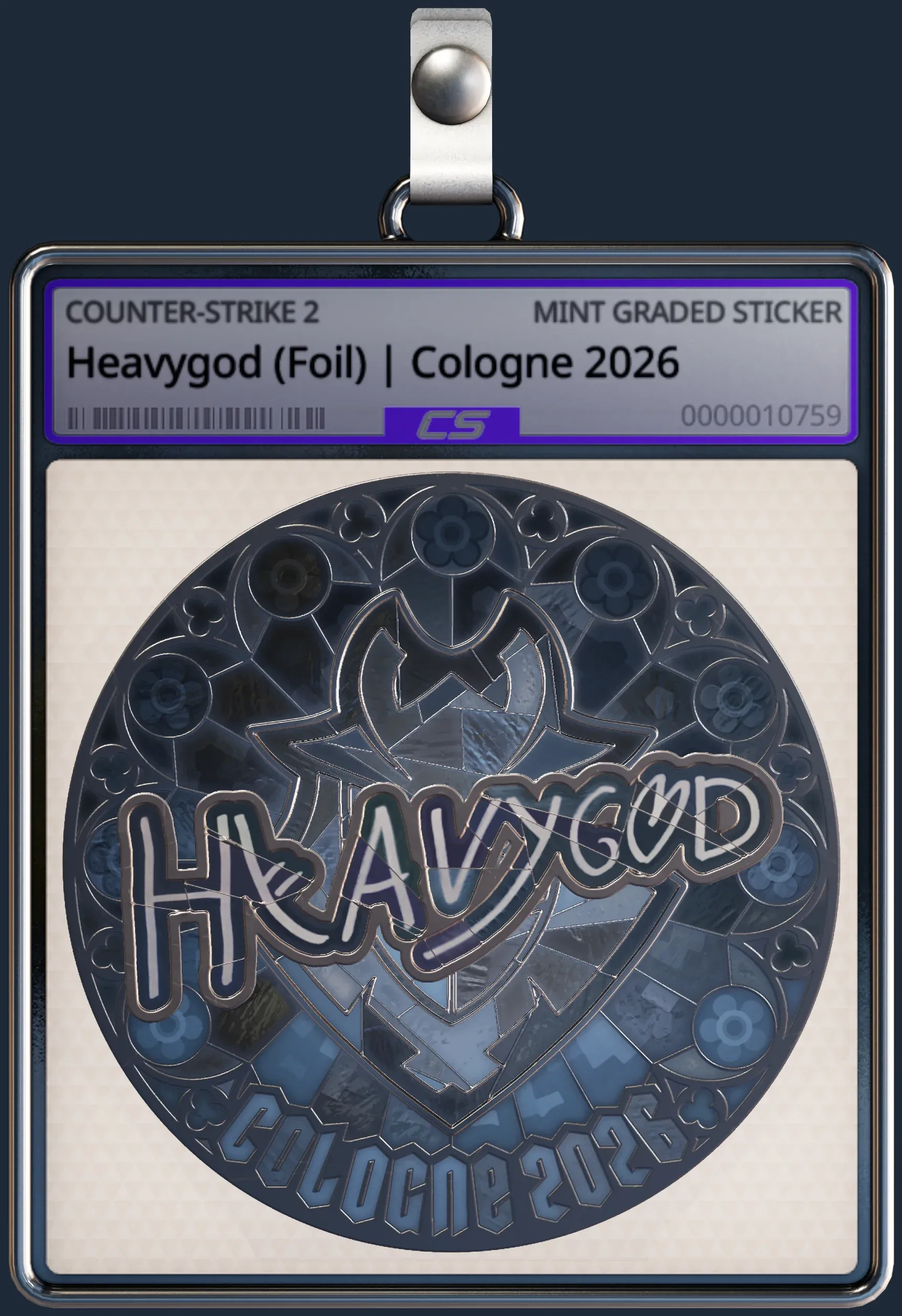 Sticker | Heavygod (Foil) | Cologne 2026