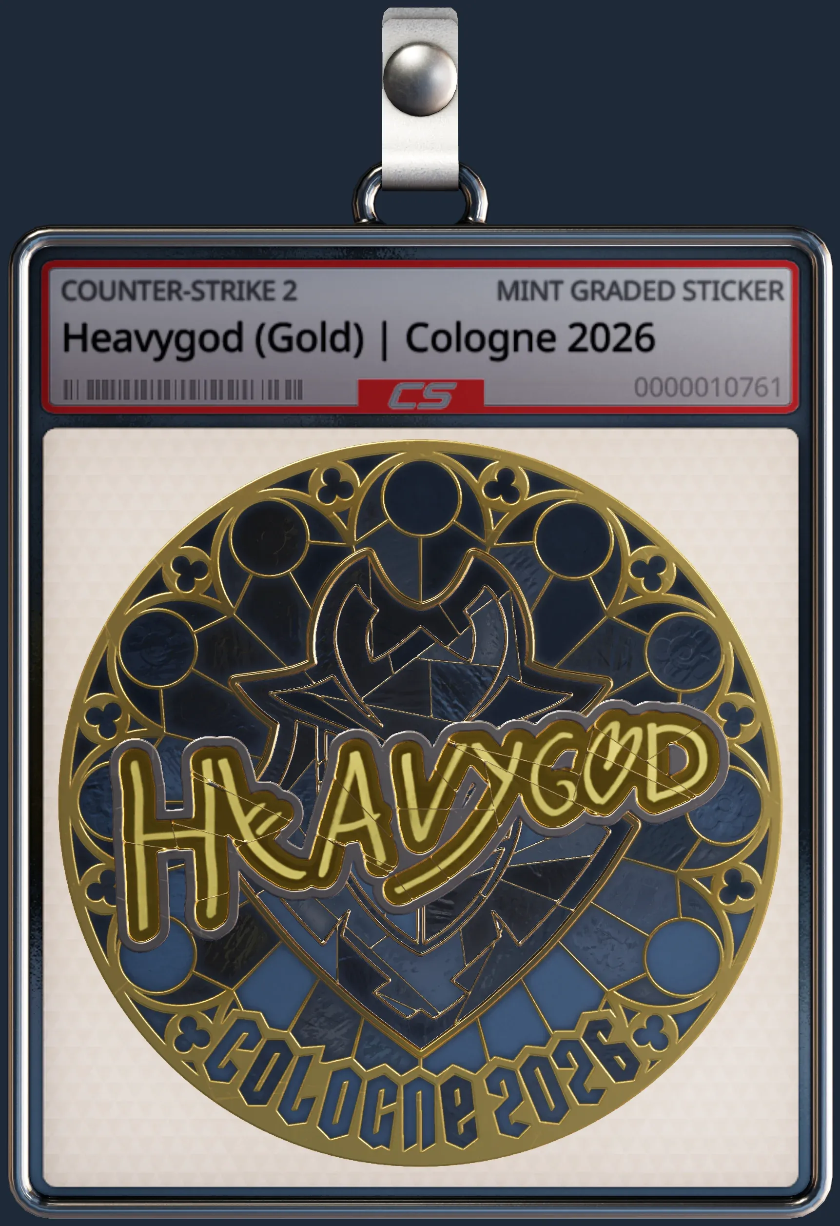 Sticker | Heavygod (Gold) | Cologne 2026