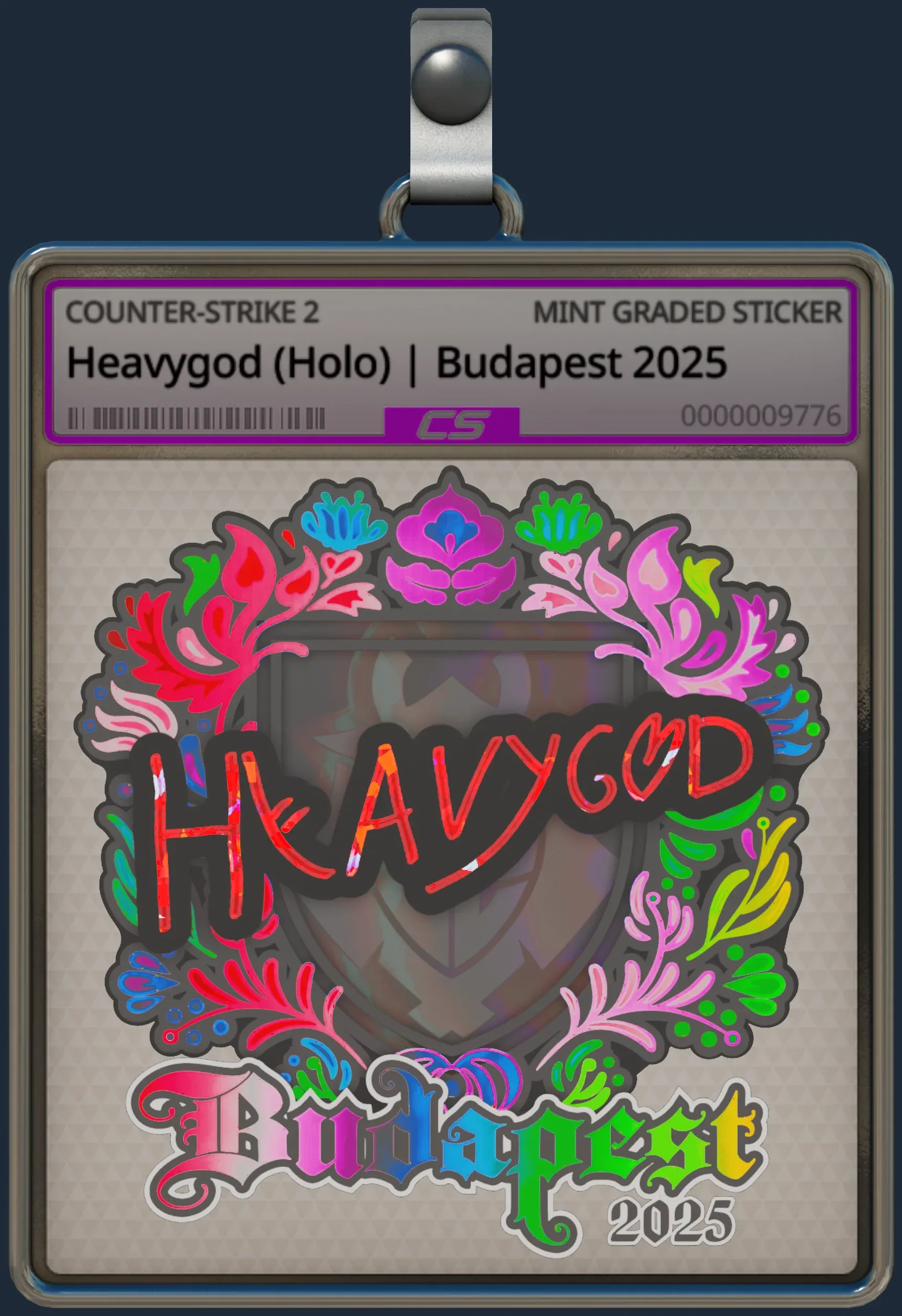 Sticker | Heavygod (Holo) | Budapest 2025