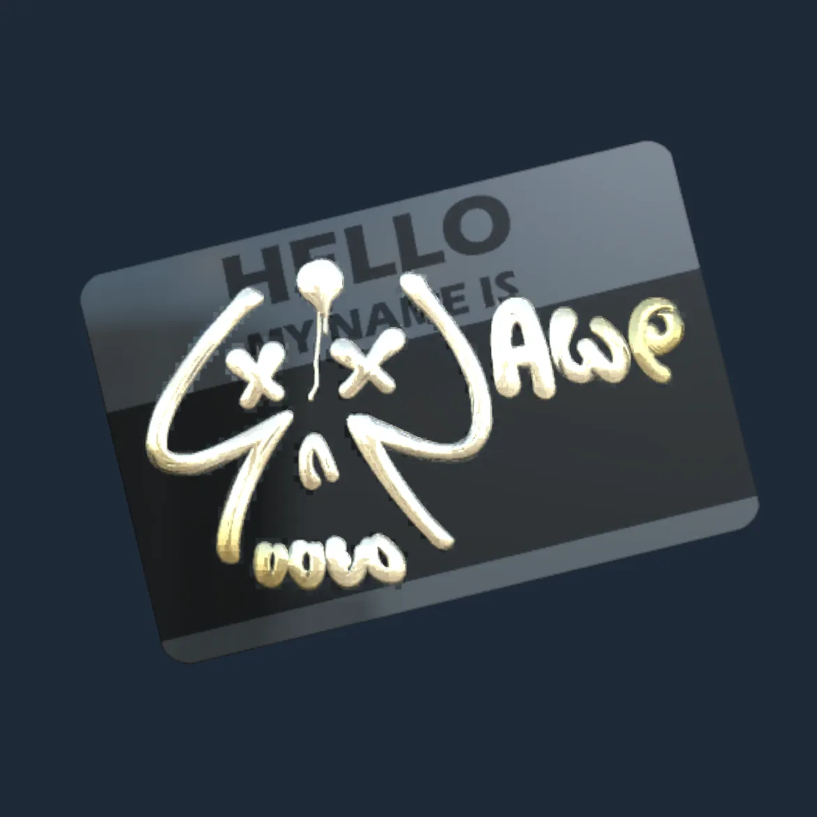 Sticker | Hello AWP (Gold)