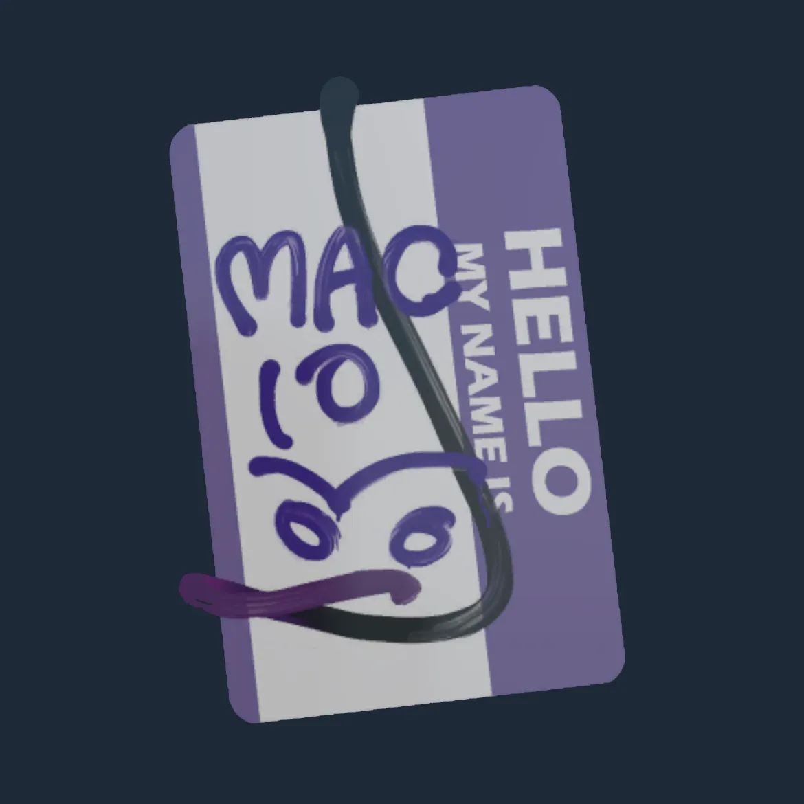Sticker | Hello MAC-10