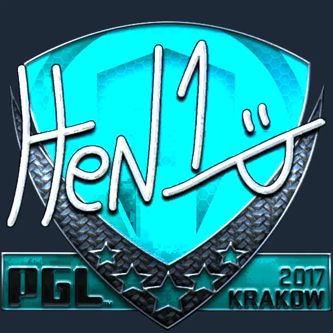 Sticker | HEN1 (Foil) | Krakow 2017