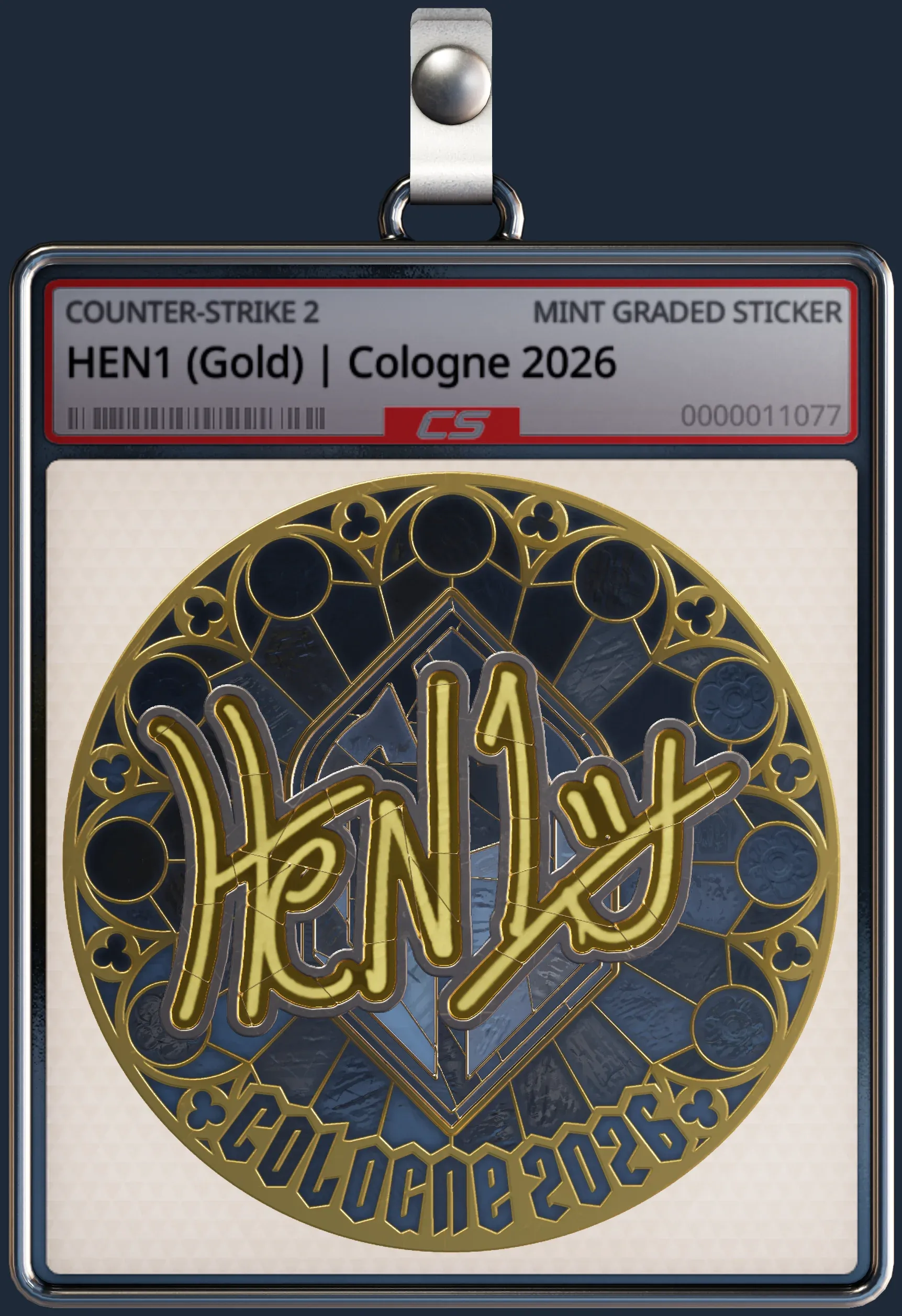 Sticker | HEN1 (Gold) | Cologne 2026