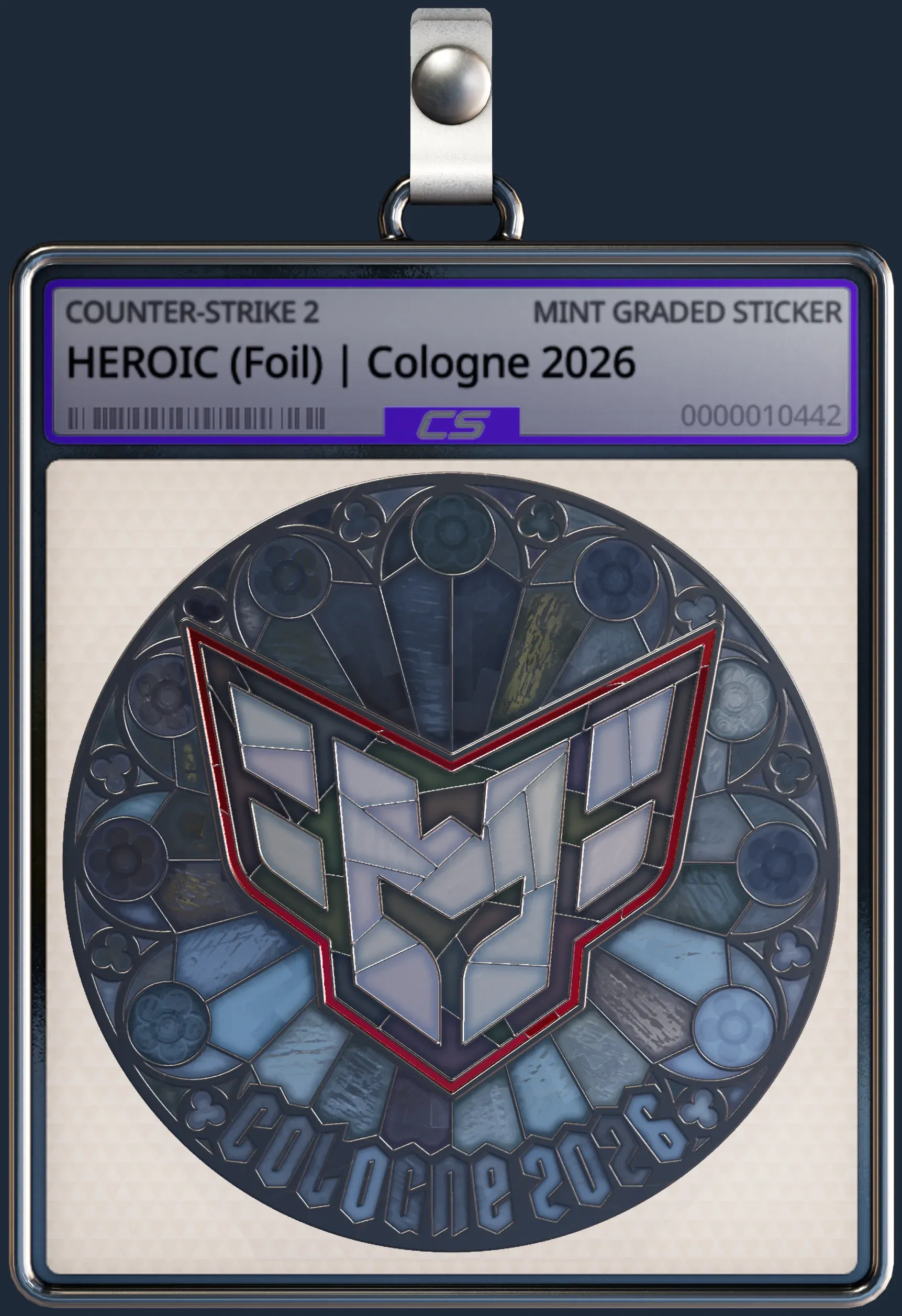 Sticker | HEROIC (Foil) | Cologne 2026