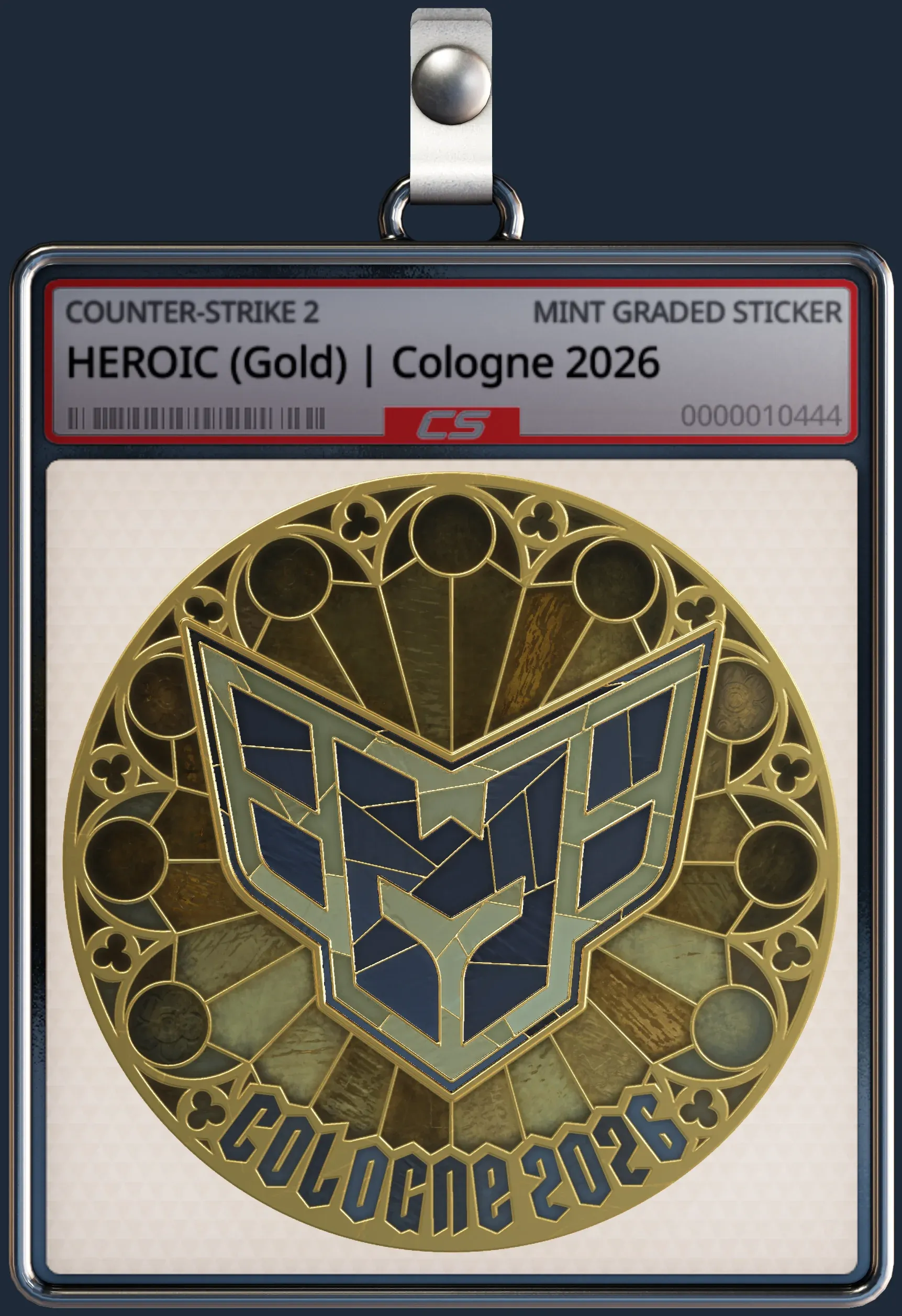 Sticker | HEROIC (Gold) | Cologne 2026