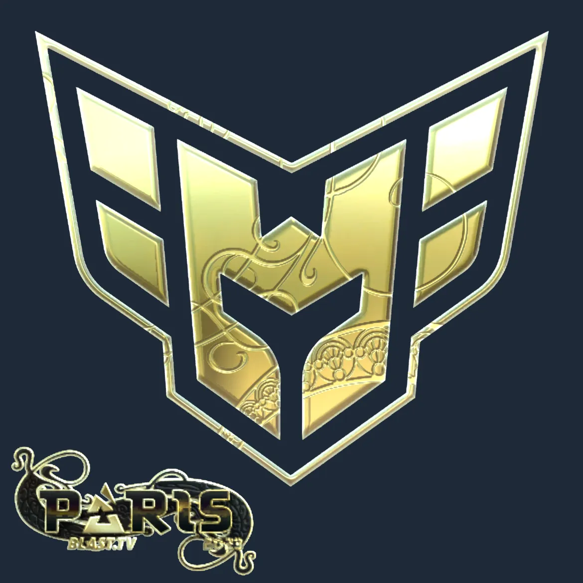 Sticker | Heroic (Gold) | Paris 2023