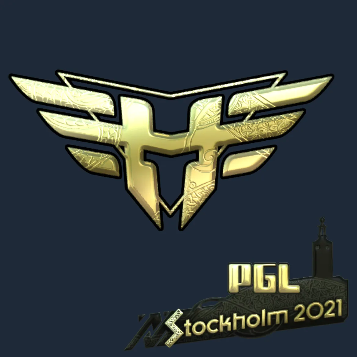 Sticker | Heroic (Gold) | Stockholm 2021