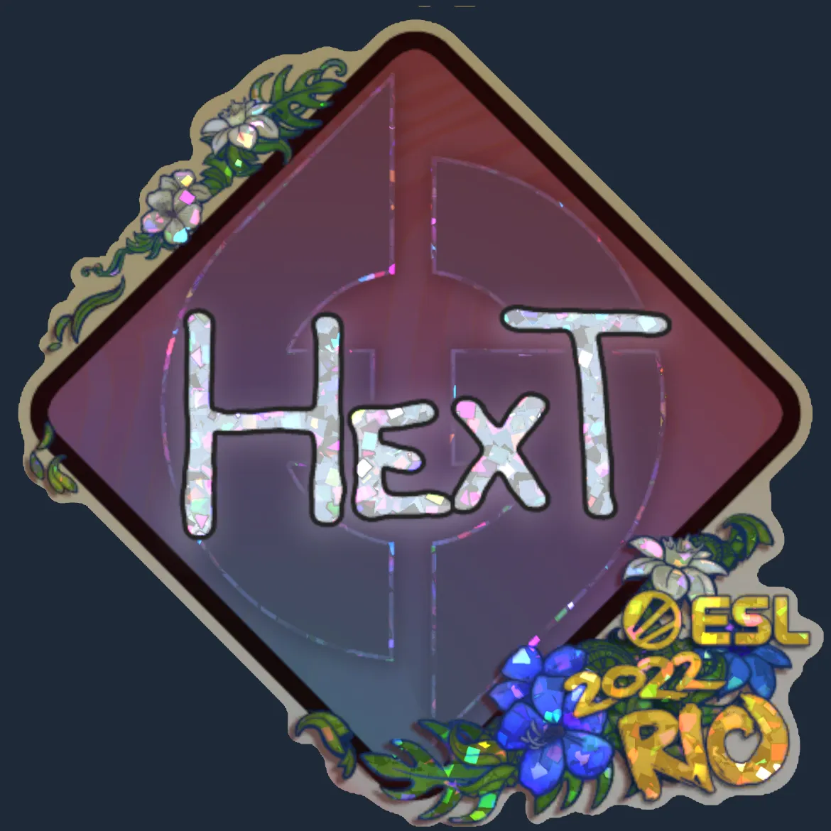 Sticker | HexT (Glitter) | Rio 2022