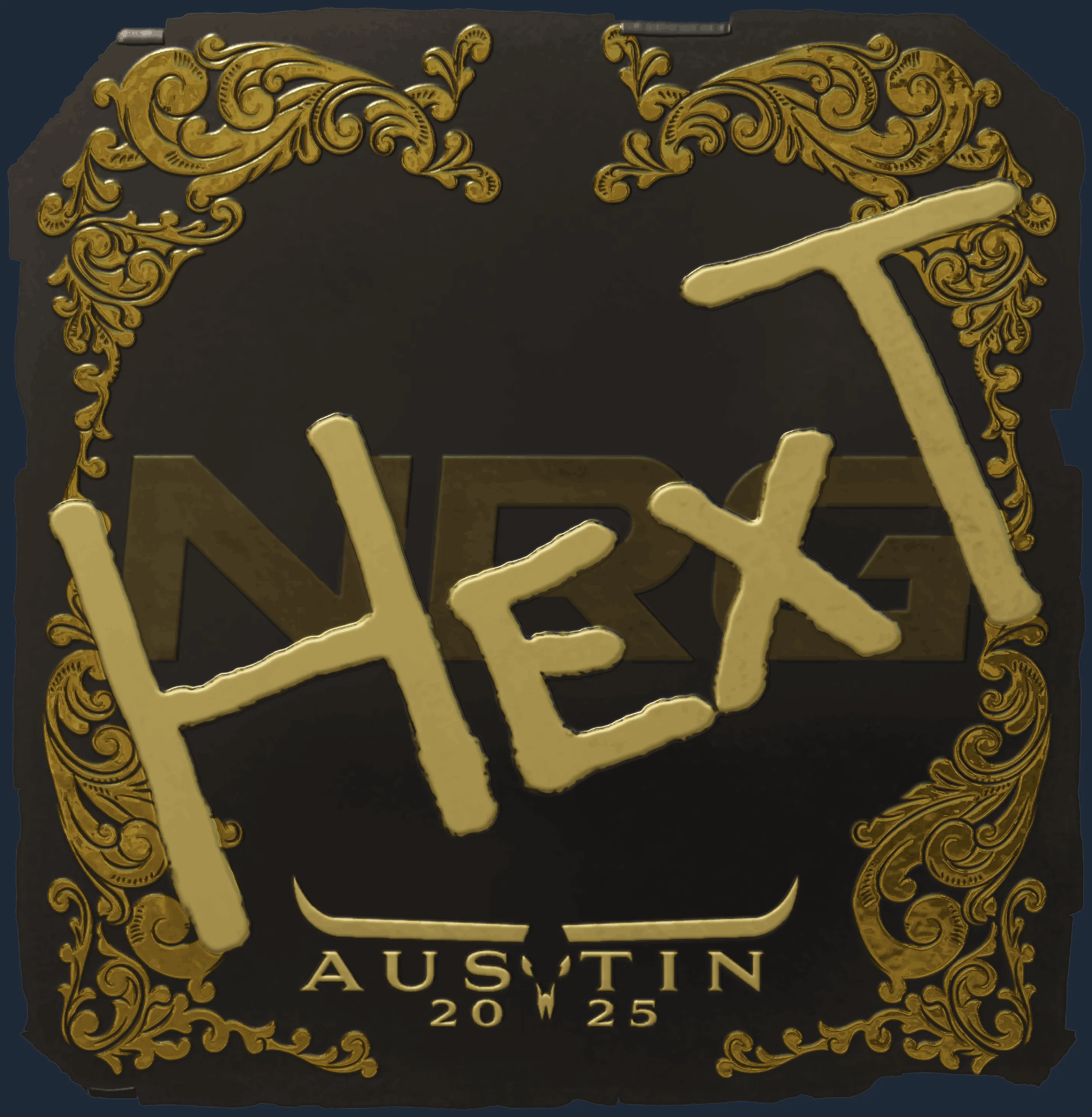 Sticker | HexT (Gold) | Austin 2025
