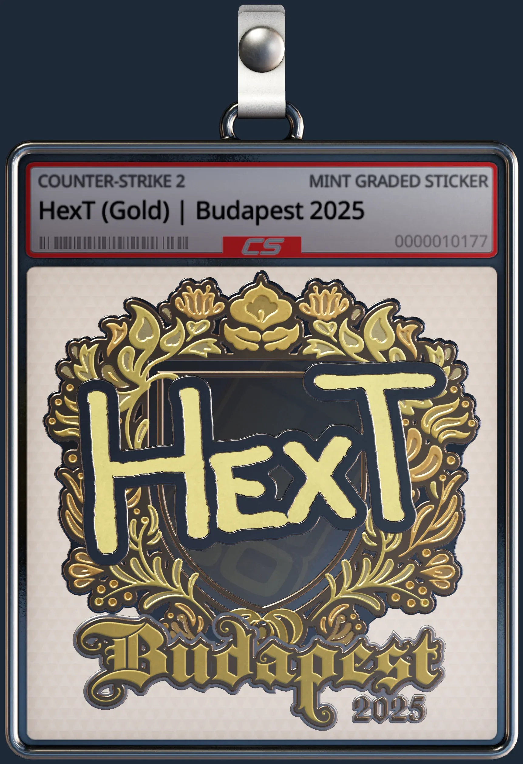 Sticker | HexT (Gold) | Budapest 2025