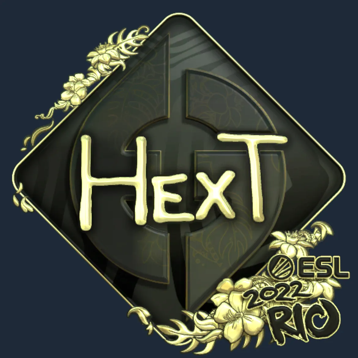 Sticker | HexT (Gold) | Rio 2022
