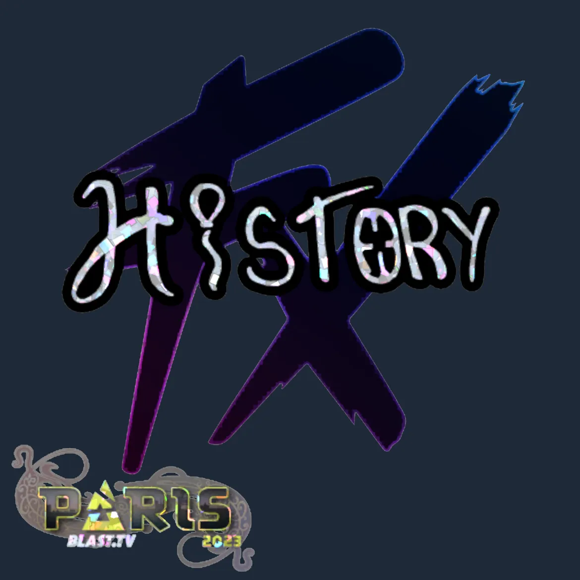 Sticker | History (Glitter) | Paris 2023