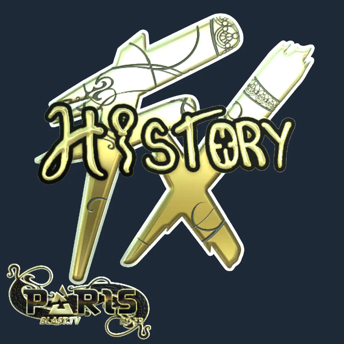 Sticker | History (Gold) | Paris 2023