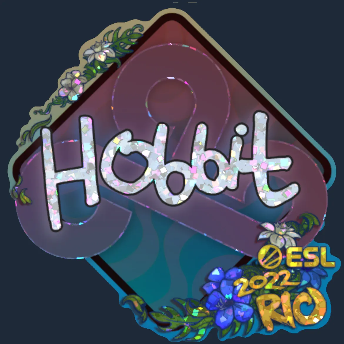 Sticker | Hobbit (Glitter) | Rio 2022