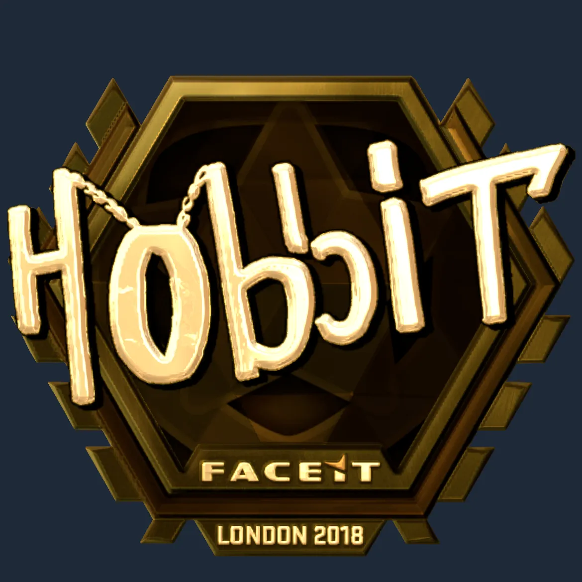 Sticker | Hobbit (Gold) | London 2018