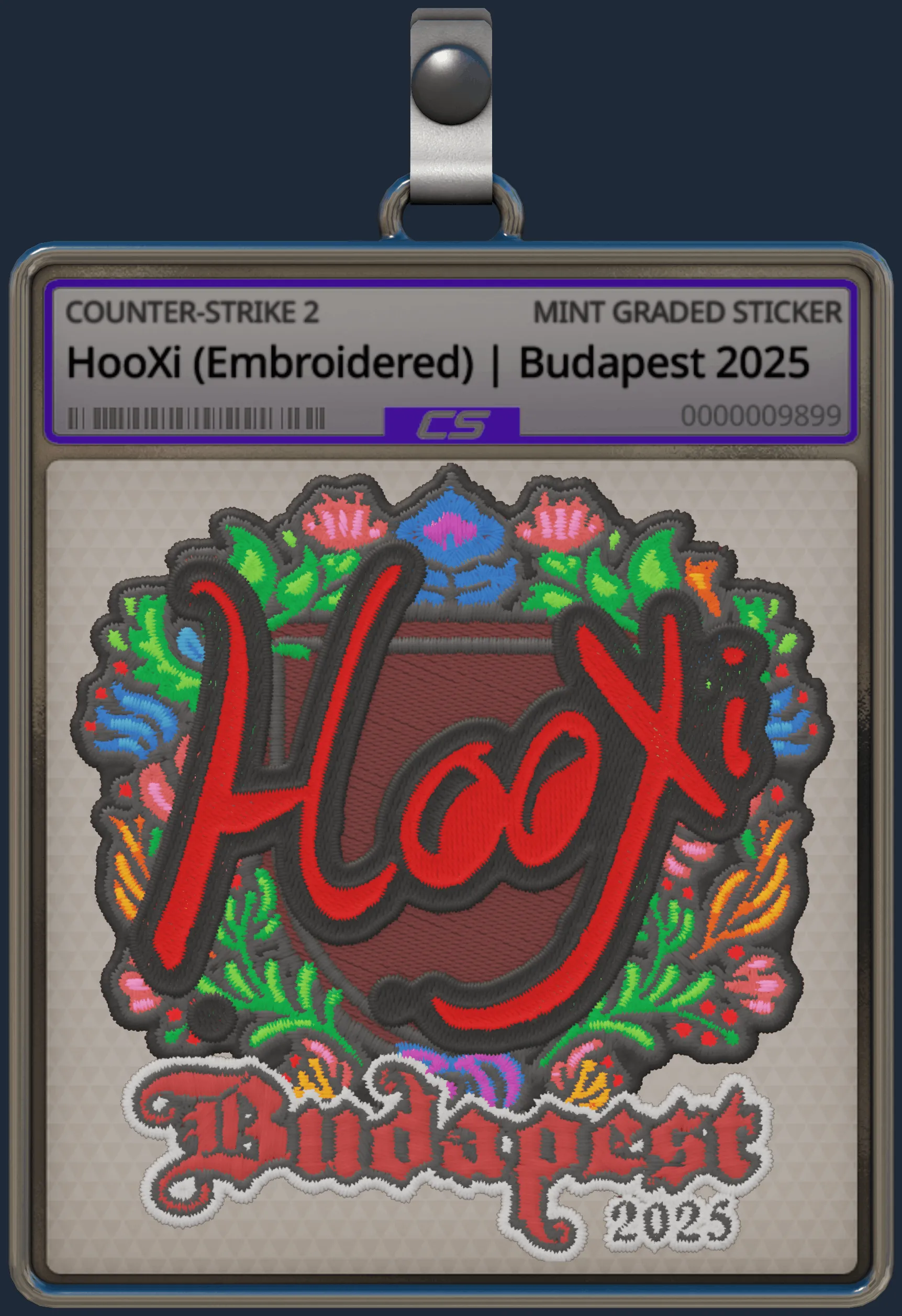 Sticker | HooXi (Embroidered) | Budapest 2025