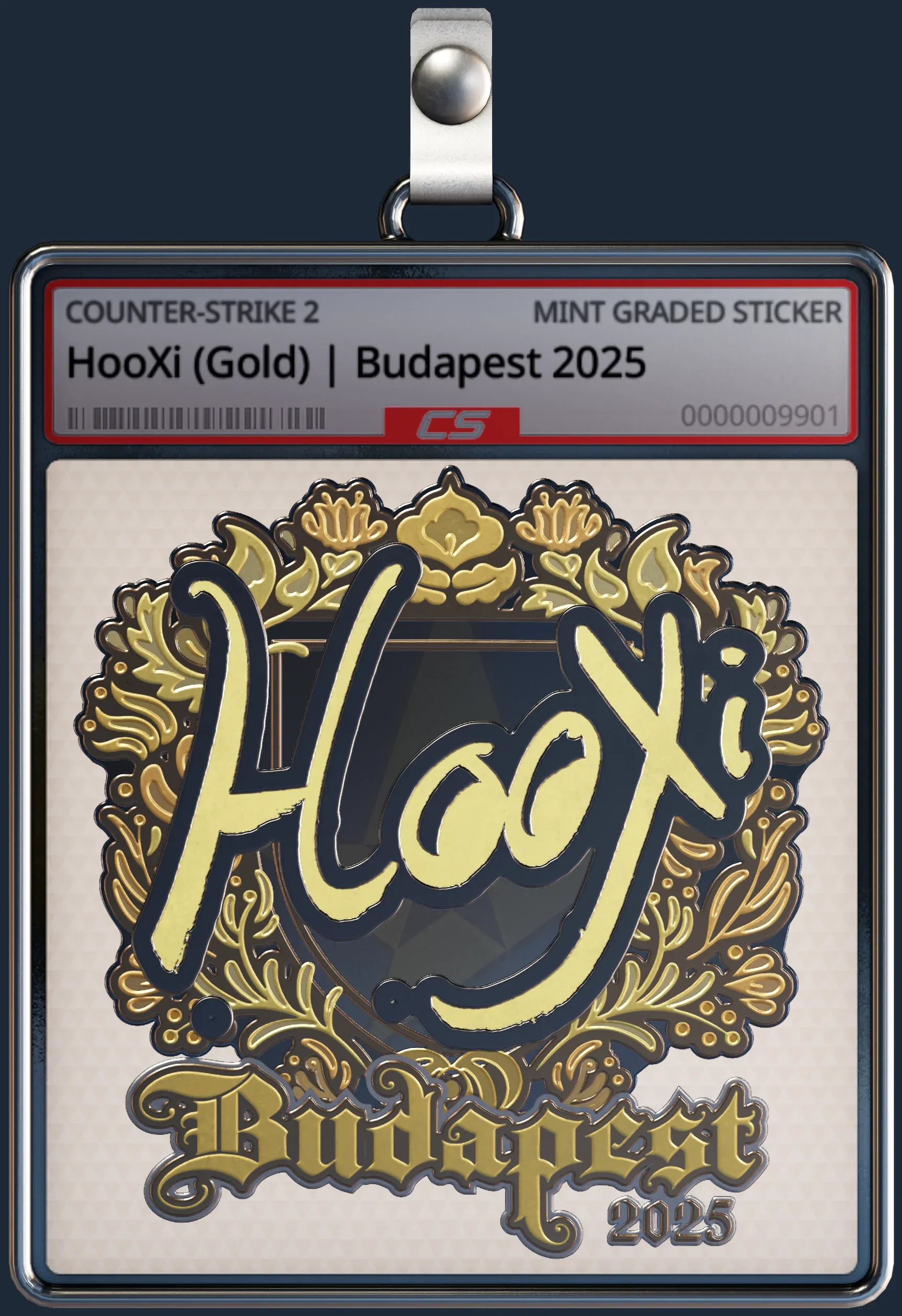 Sticker | HooXi (Gold) | Budapest 2025