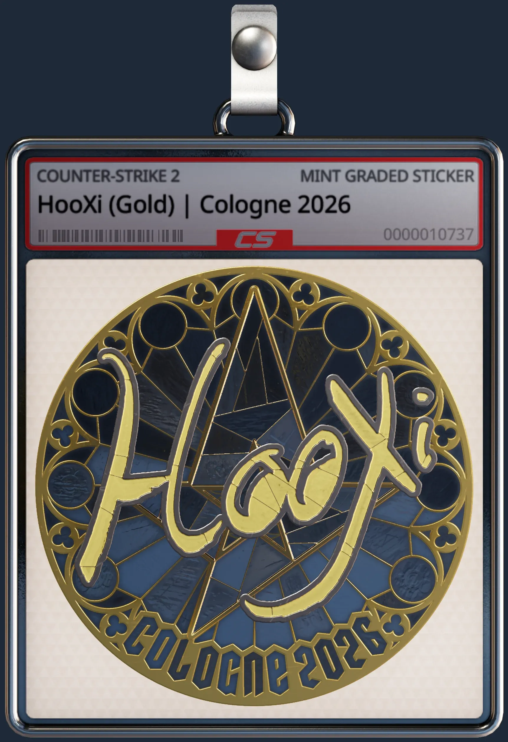 Sticker | HooXi (Gold) | Cologne 2026 Sticker | HooXi (Gold) | Cologne 2026