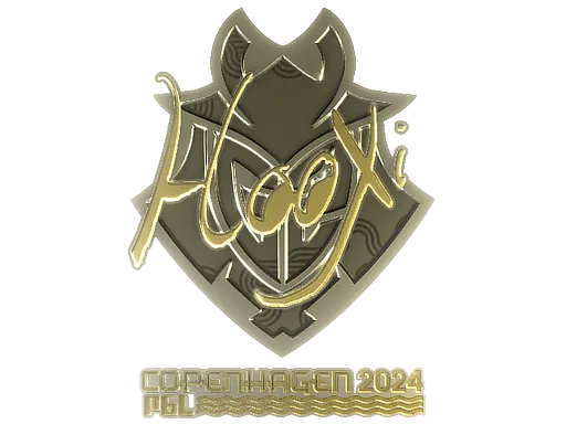 Sticker | HooXi (Gold) | Copenhagen 2024
