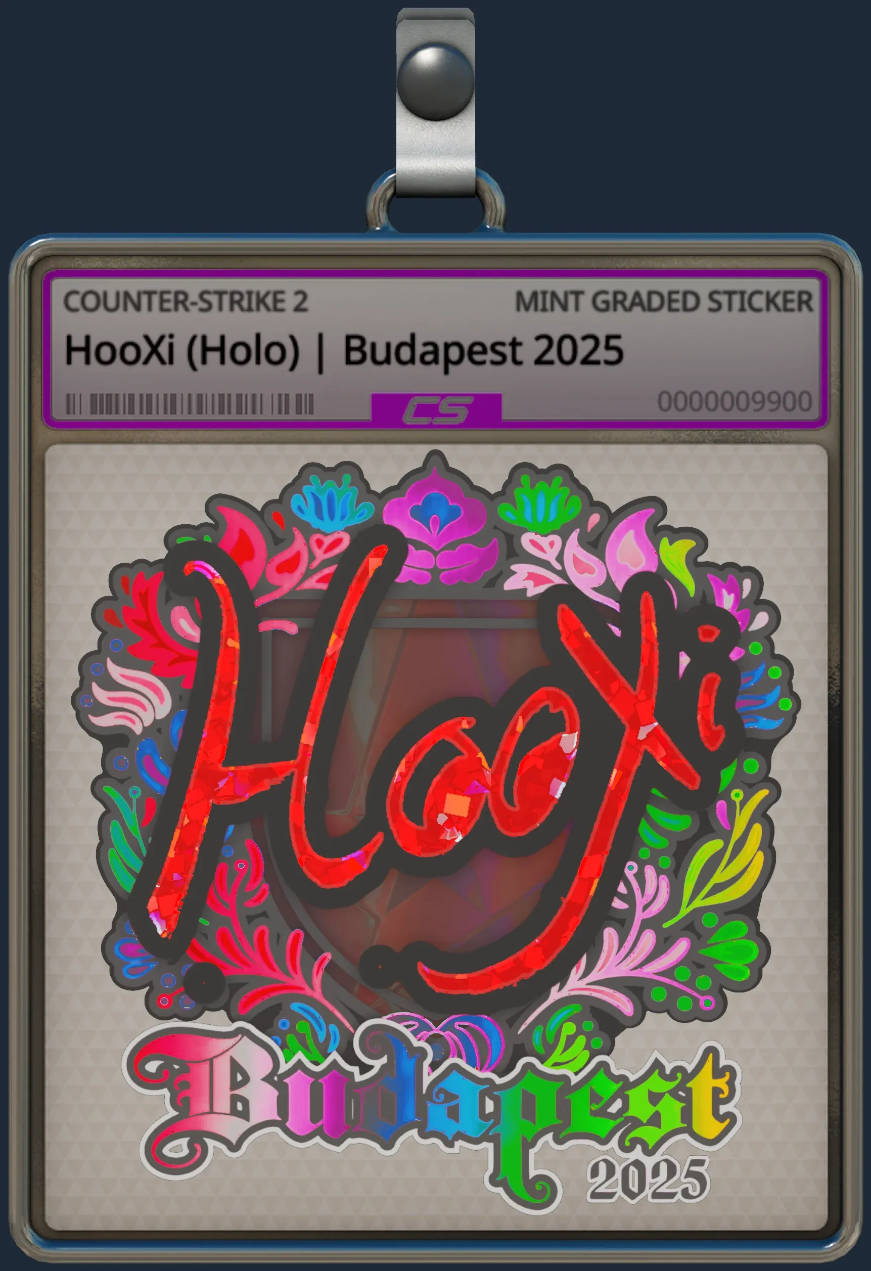 Sticker | HooXi (Holo) | Budapest 2025