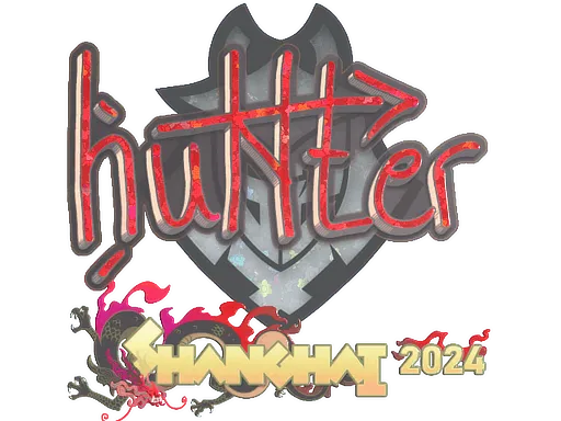 Sticker | huNter- (Glitter) | Shanghai 2024