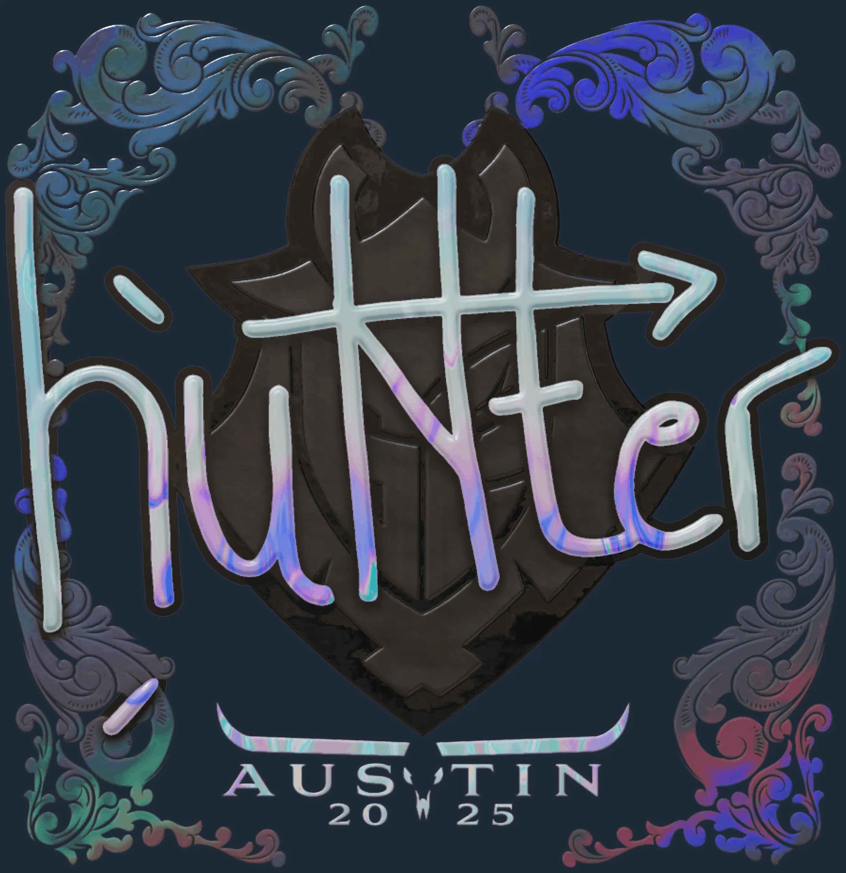 Sticker | huNter- (Holo) | Austin 2025
