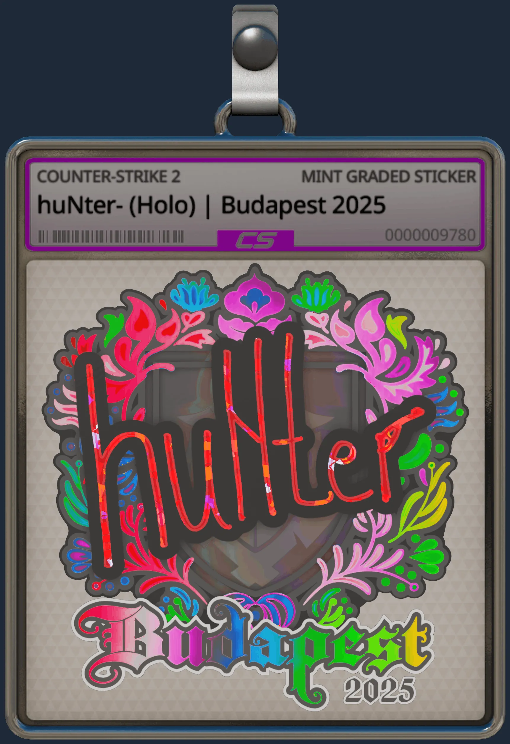 Sticker | huNter- (Holo) | Budapest 2025