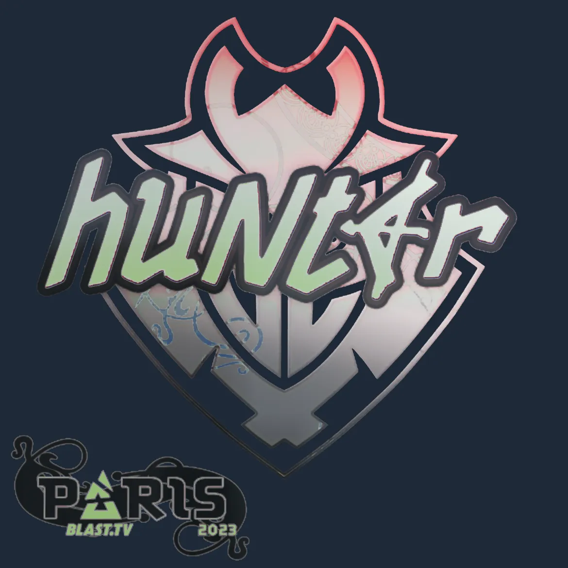 Sticker | huNter- (Holo) | Paris 2023