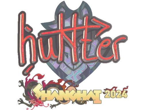 Sticker | huNter- (Holo) | Shanghai 2024
