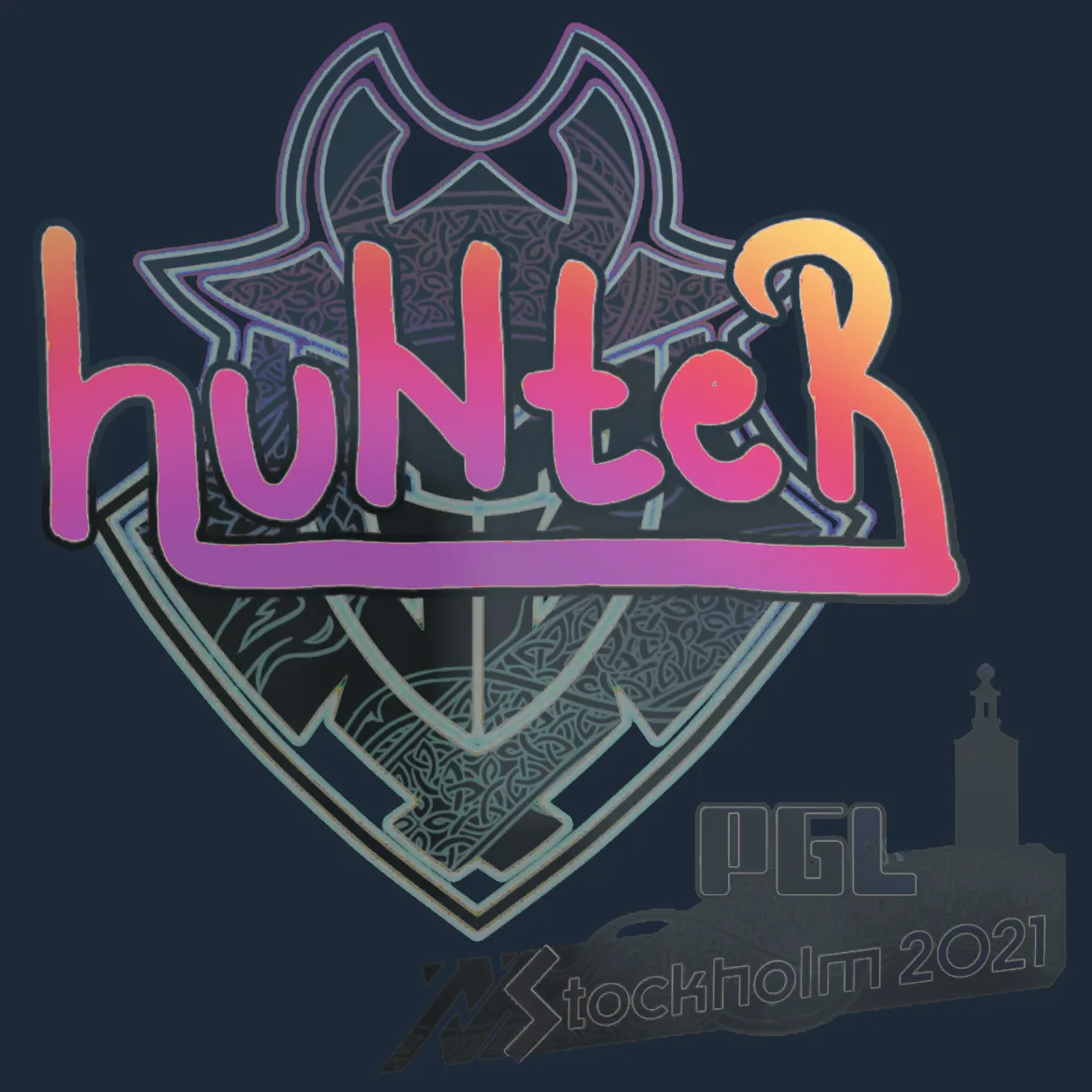 Sticker | huNter- (Holo) | Stockholm 2021