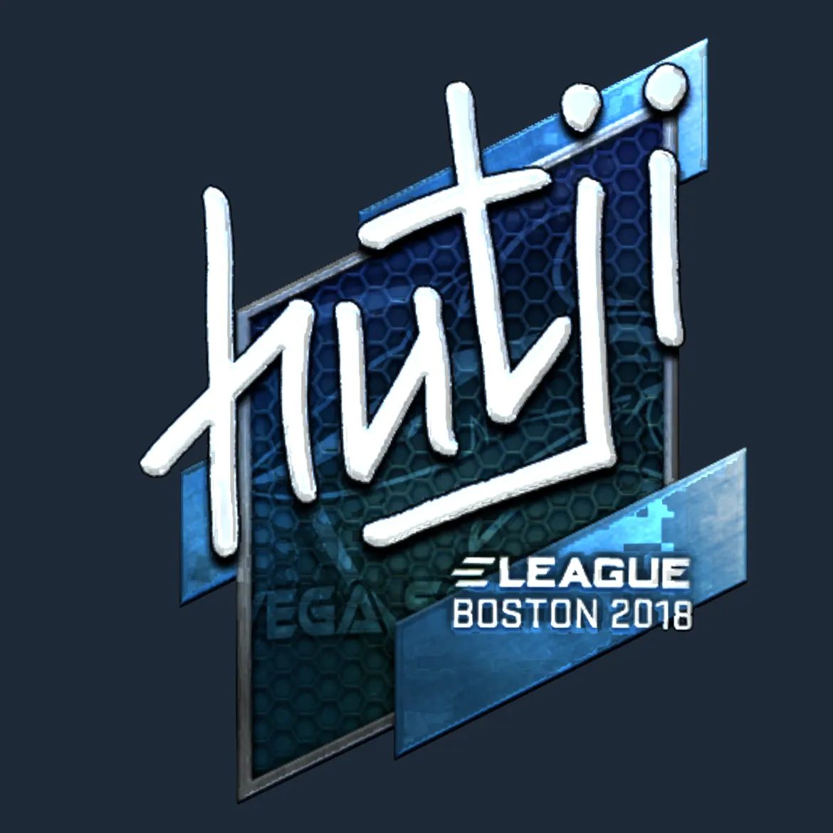 Sticker | hutji (Foil) | Boston 2018