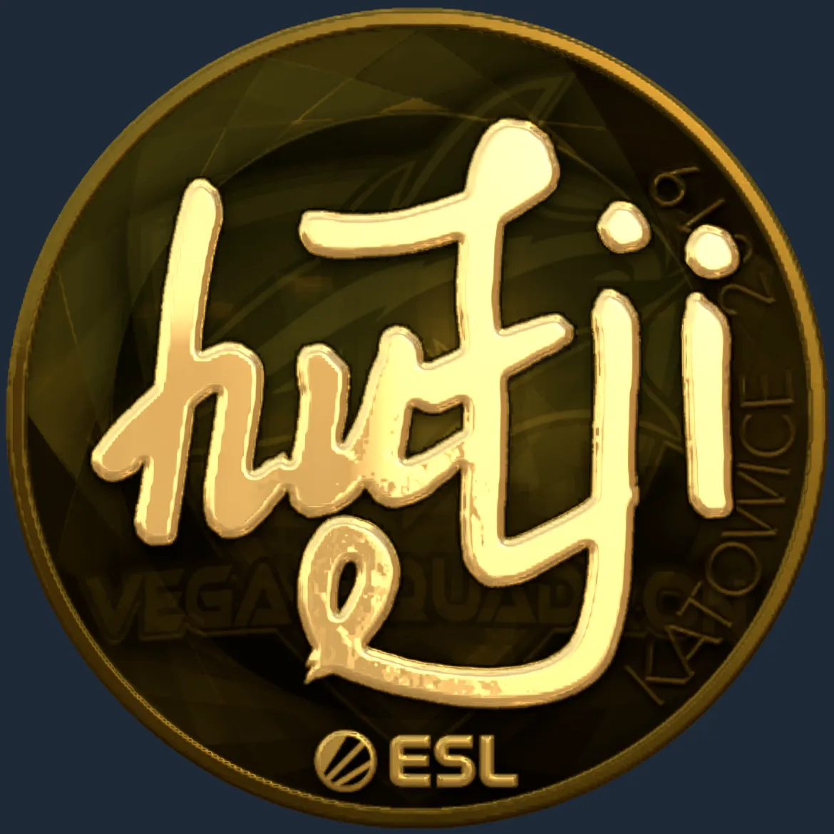 Sticker | hutji (Gold) | Katowice 2019