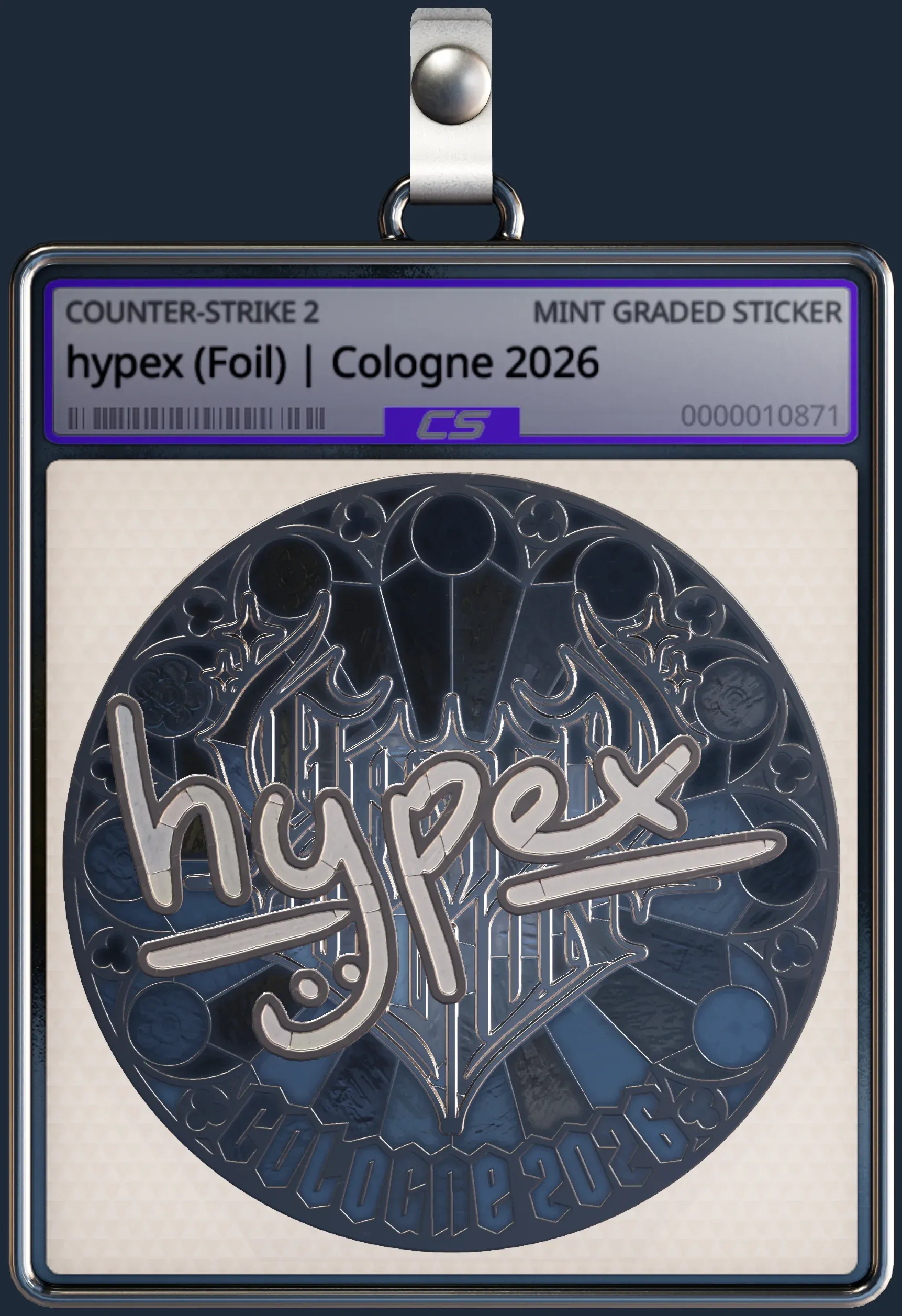 Sticker | hypex (Foil) | Cologne 2026