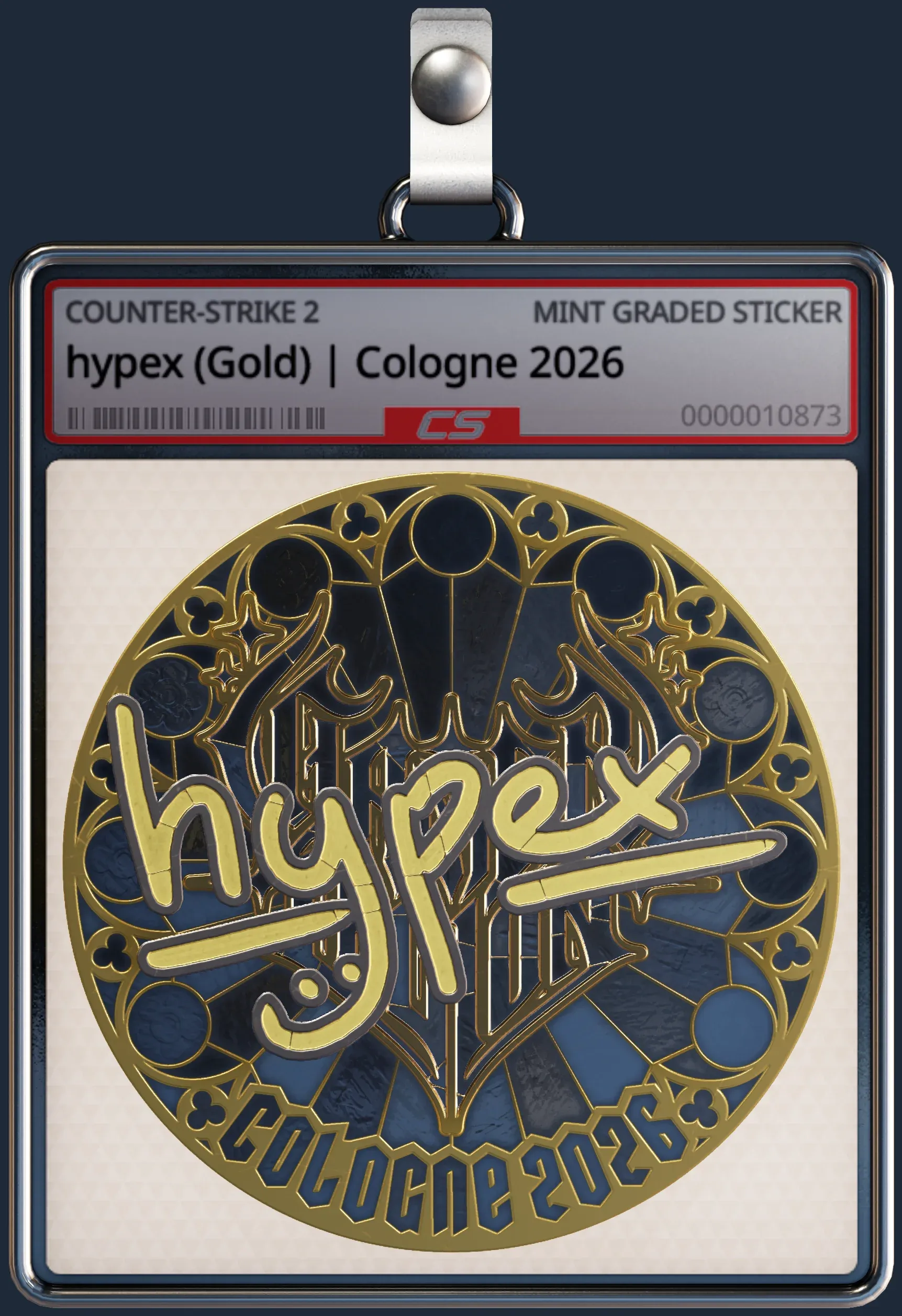Sticker | hypex (Gold) | Cologne 2026 Sticker | hypex (Gold) | Cologne 2026