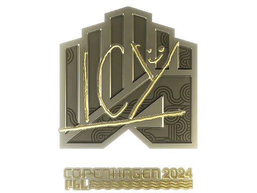 Sticker | ICY (Gold) | Copenhagen 2024