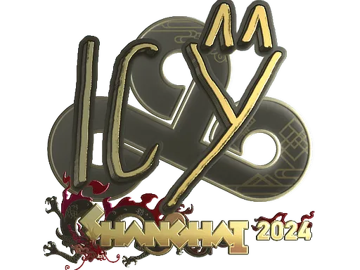 Sticker | ICY (Gold) | Shanghai 2024