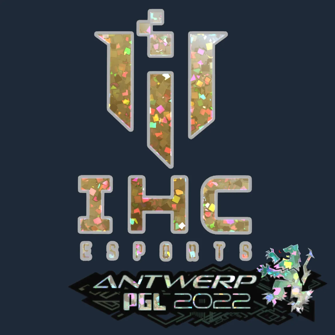 Sticker | IHC Esports (Glitter) | Antwerp 2022