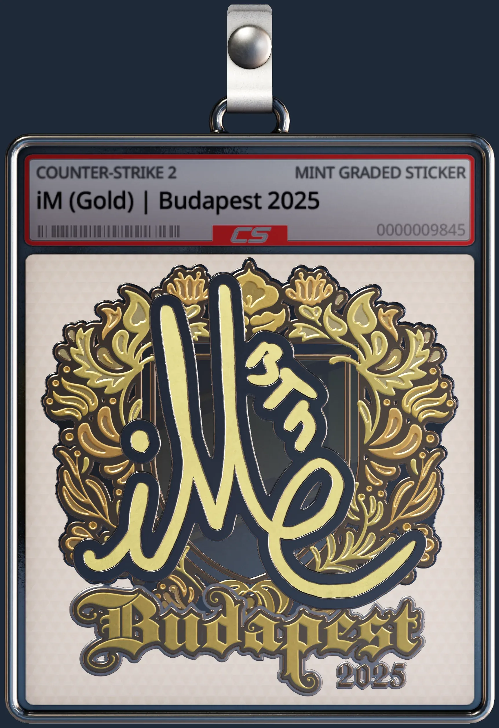 Sticker | iM (Gold) | Budapest 2025