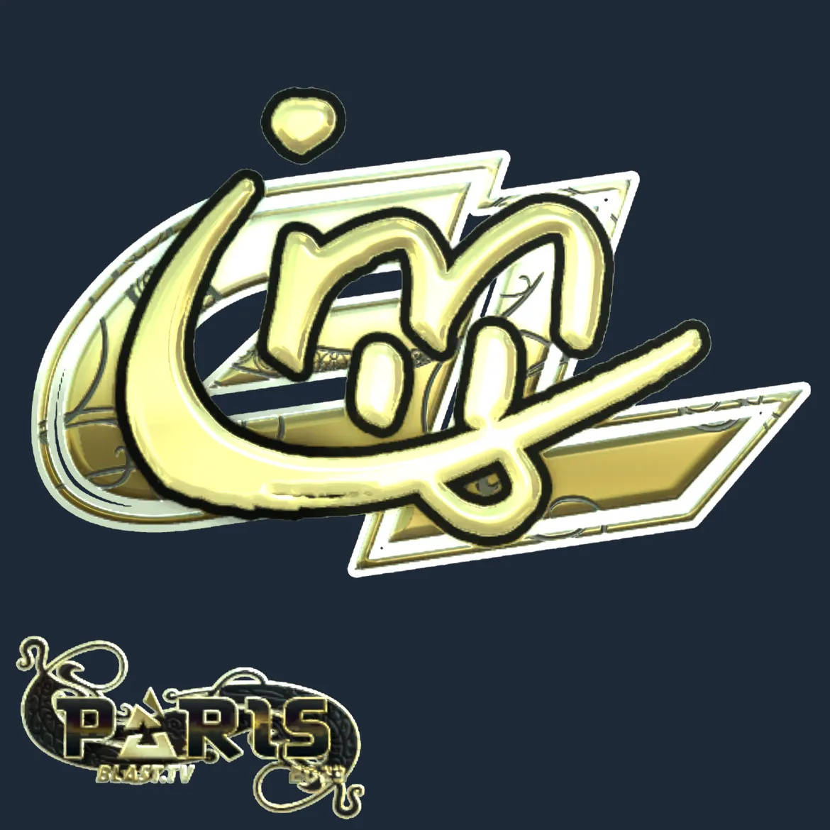 Sticker | iM (Gold) | Paris 2023
