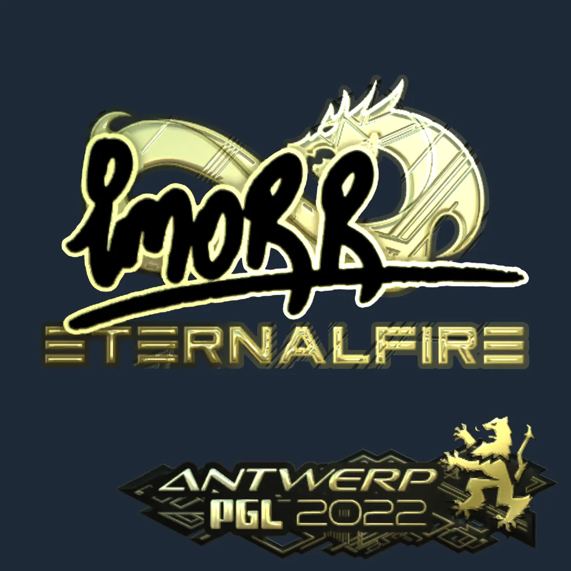 Sticker | imoRR (Gold) | Antwerp 2022