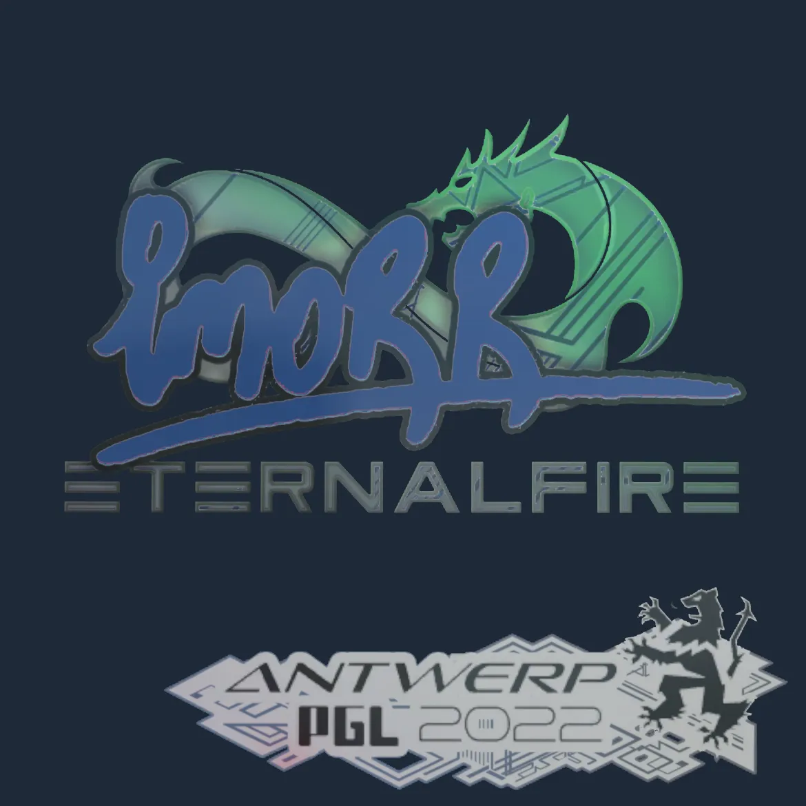 Sticker | imoRR (Holo) | Antwerp 2022