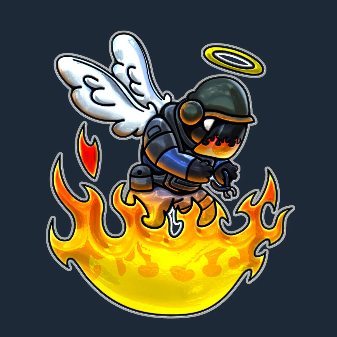 Sticker | In The Fire (Foil)